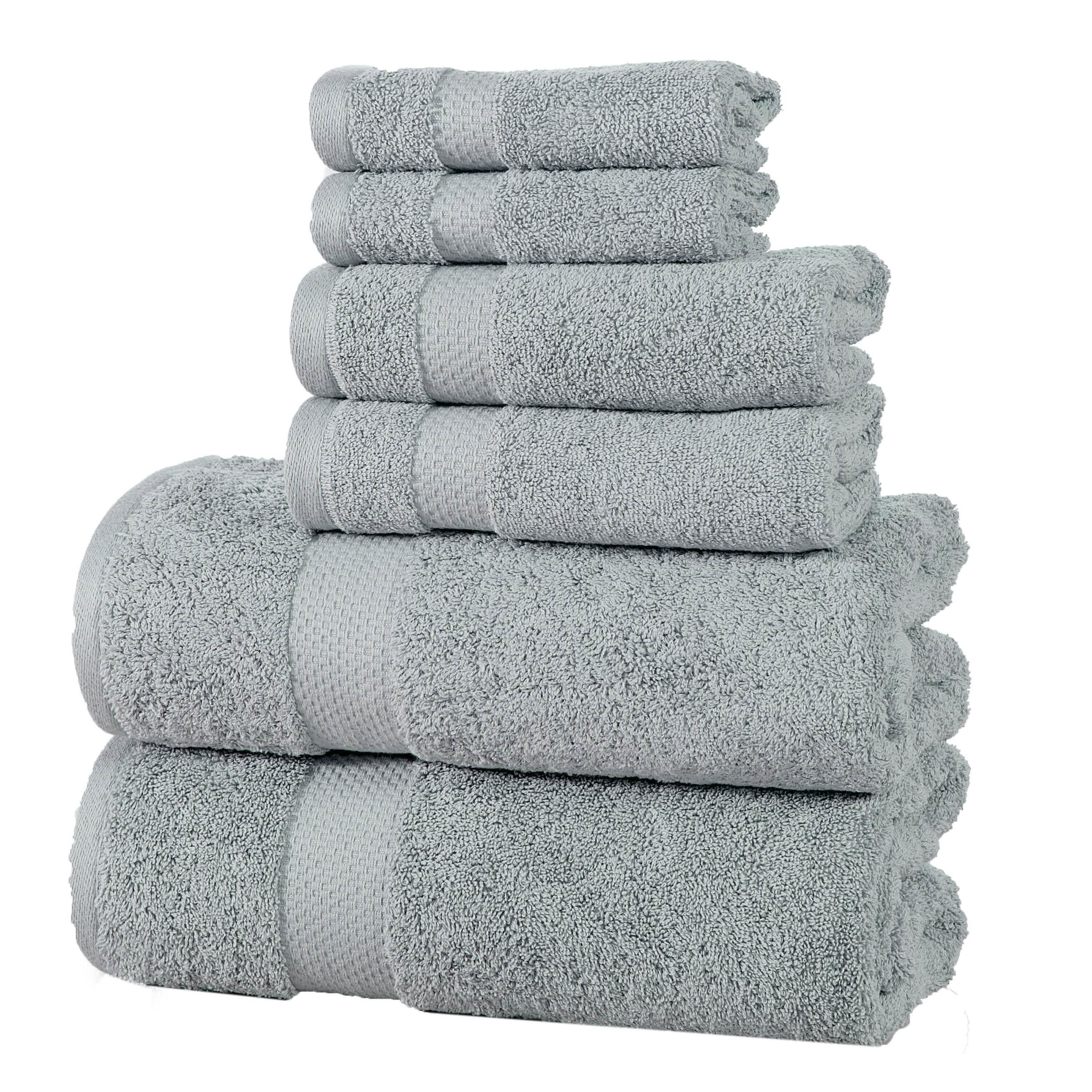 6-Pack: 100% Cotton Towel Set - Assorted Colors Home Essentials - DailySale