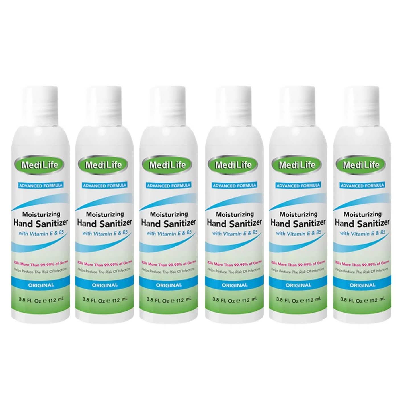 6-Pack: 3.8 Oz Anti Bacterial Hand Cleaner And Sanitizer Wellness & Fitness - DailySale