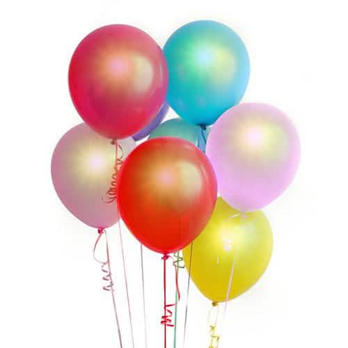 6-Pack: 6 Color LED Balloons Toys & Games - DailySale