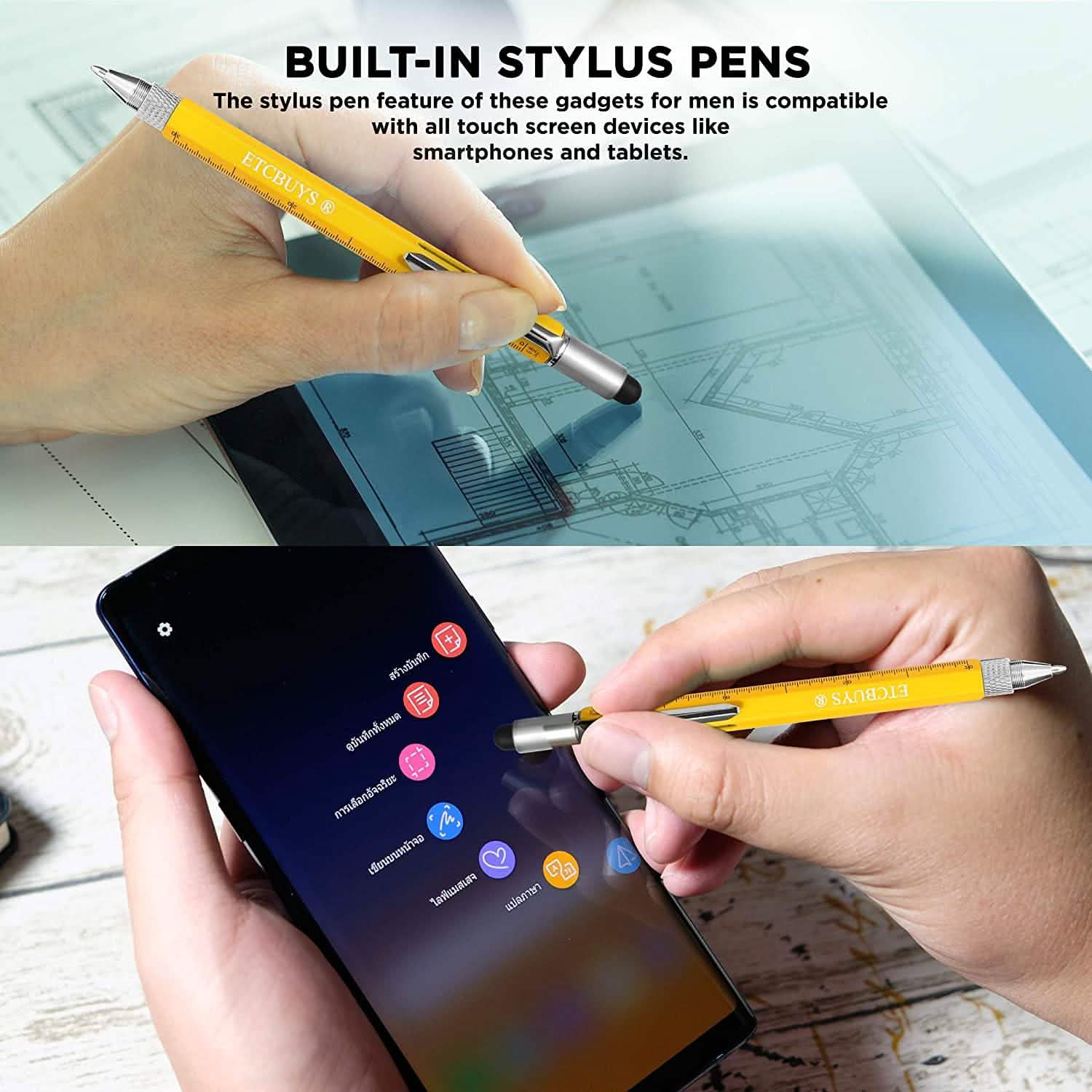 6-Pack: 6-in-1 Multi-Functional and Sturdy Aluminum DIY Tool Mobile Accessories - DailySale