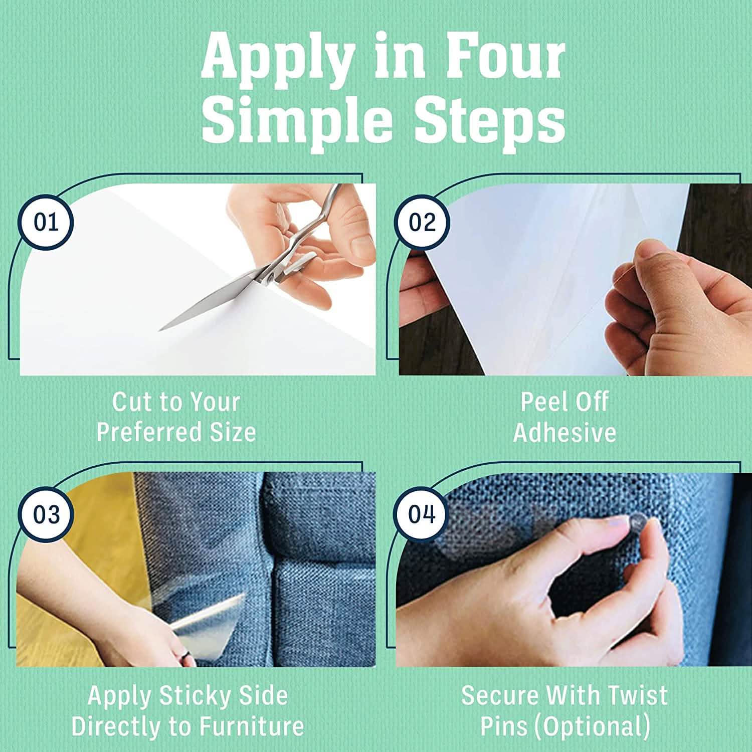 6-Pack: Amazing Shields Cat Scratch Deterrent Furniture & Decor - DailySale