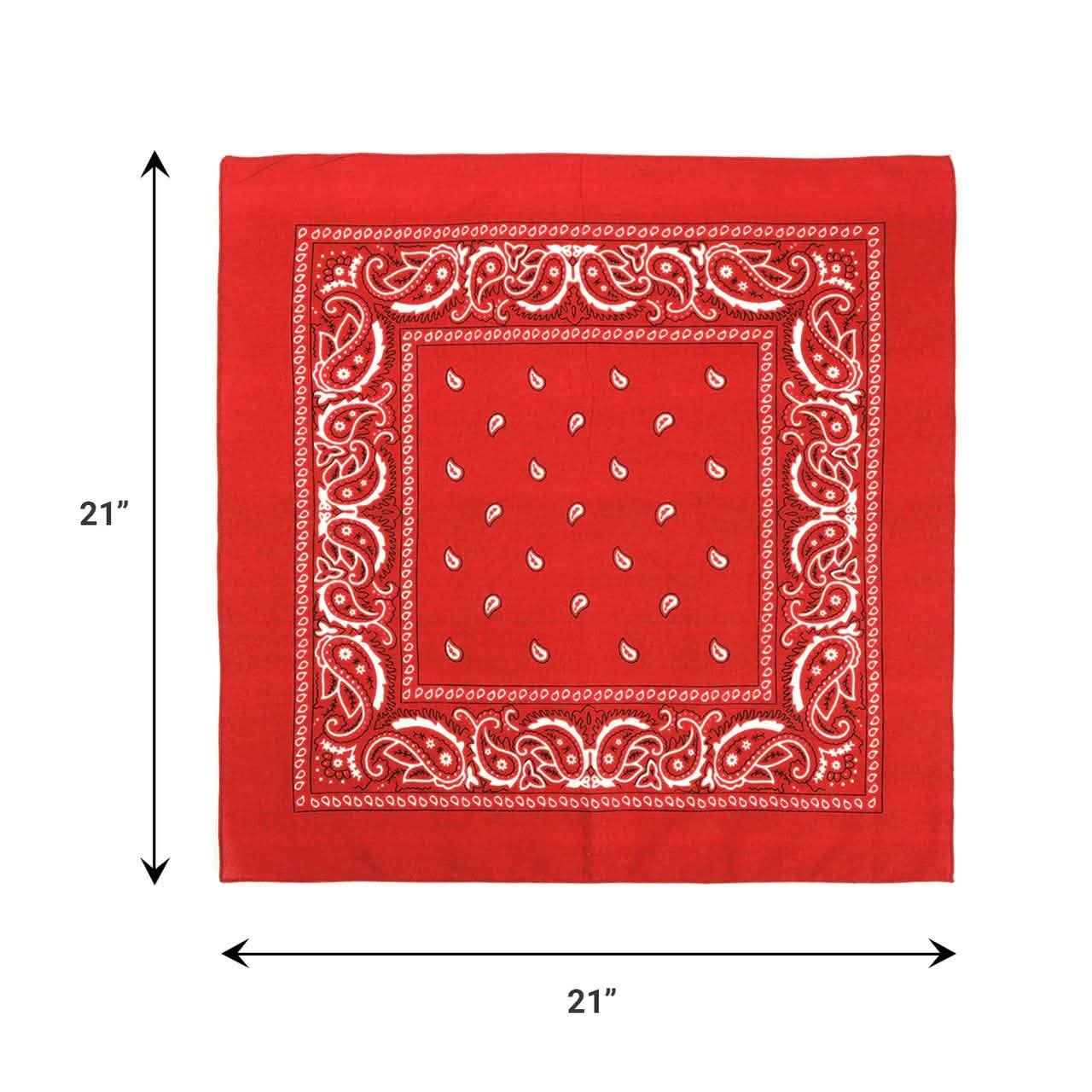 6-Pack: Bandanas - Navy, White & Red Sports & Outdoors - DailySale