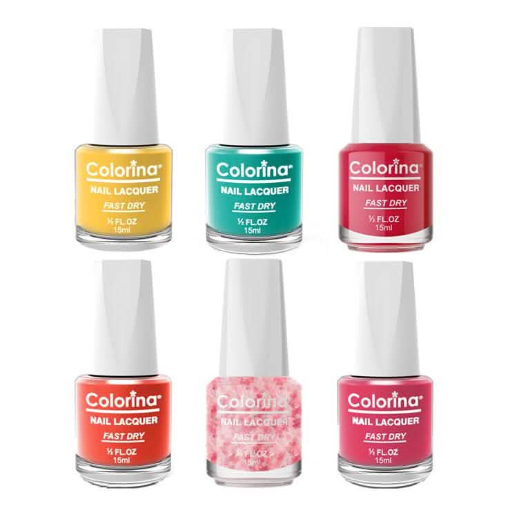 6-Pack: Colorina Nail Polish Beauty & Personal Care - DailySale