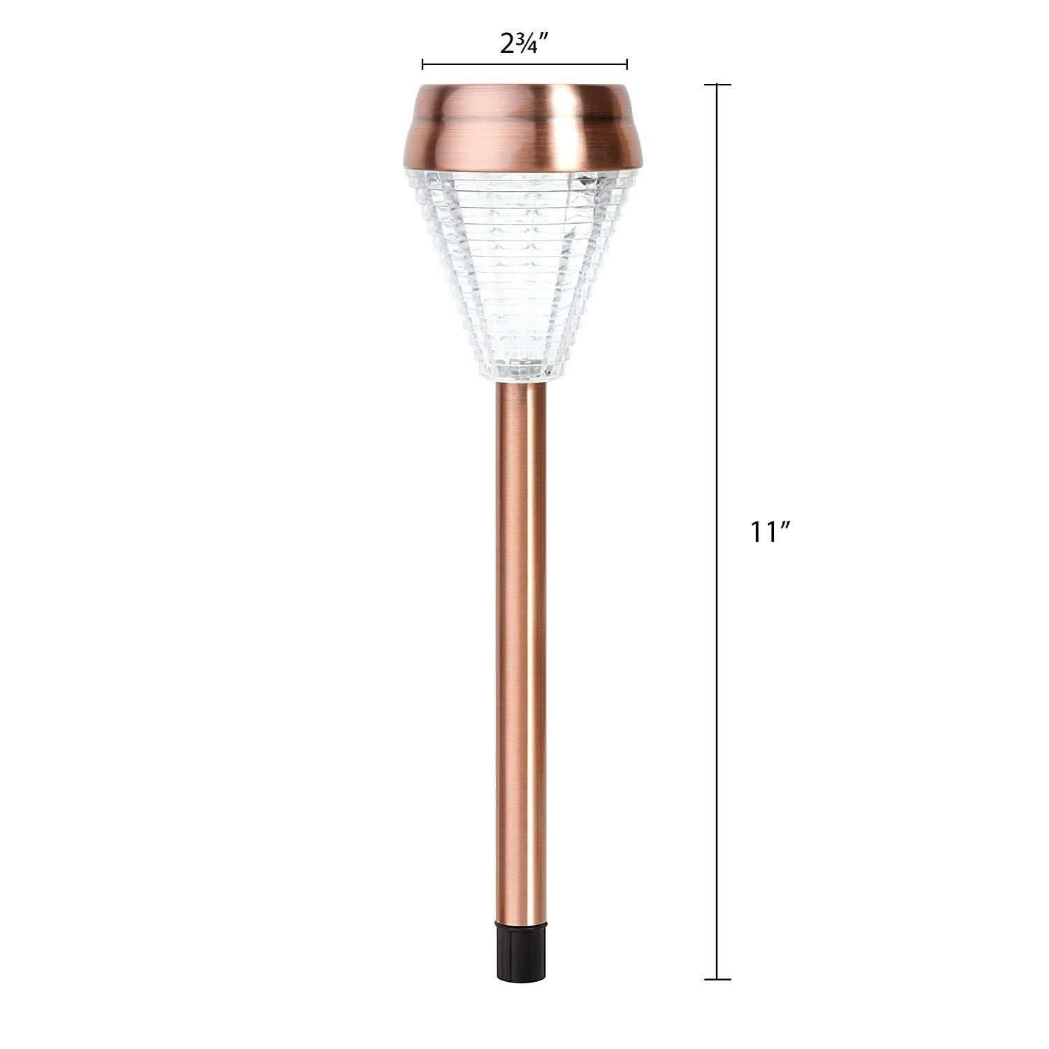 6-Pack: EcoThink Outdoor Solar LED Pathway Light Home Lighting - DailySale