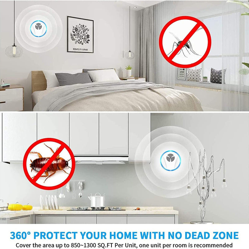 6-Pack: Electronic Pest Repellent Plug in Indoor Pest Control Pest Control - DailySale
