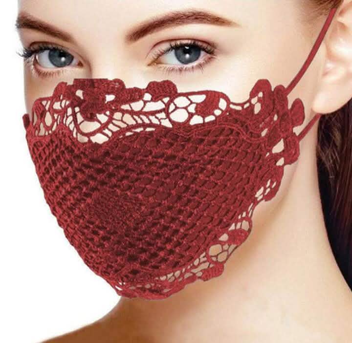 6-Pack: Gorgeous Lace Face Mask Face Masks & PPE - DailySale