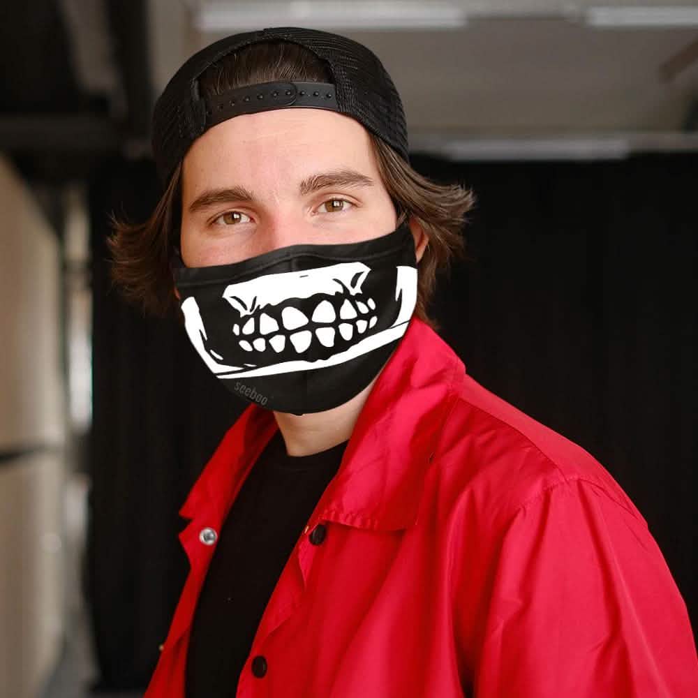 6-Pack: Halloween Two-Layer Special Reusable Face Mask with Adjustable Earloop Face Masks & PPE - DailySale