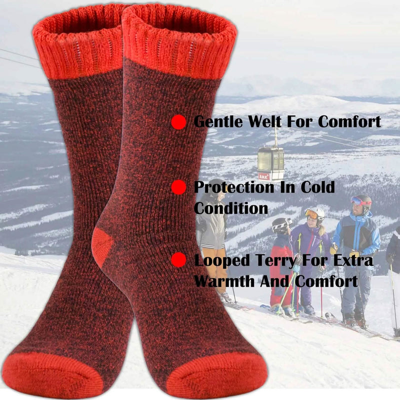 6-Pack: Ladies Soft Warm Winter Thermal Socks Assorted Colors Women's Shoes & Accessories - DailySale
