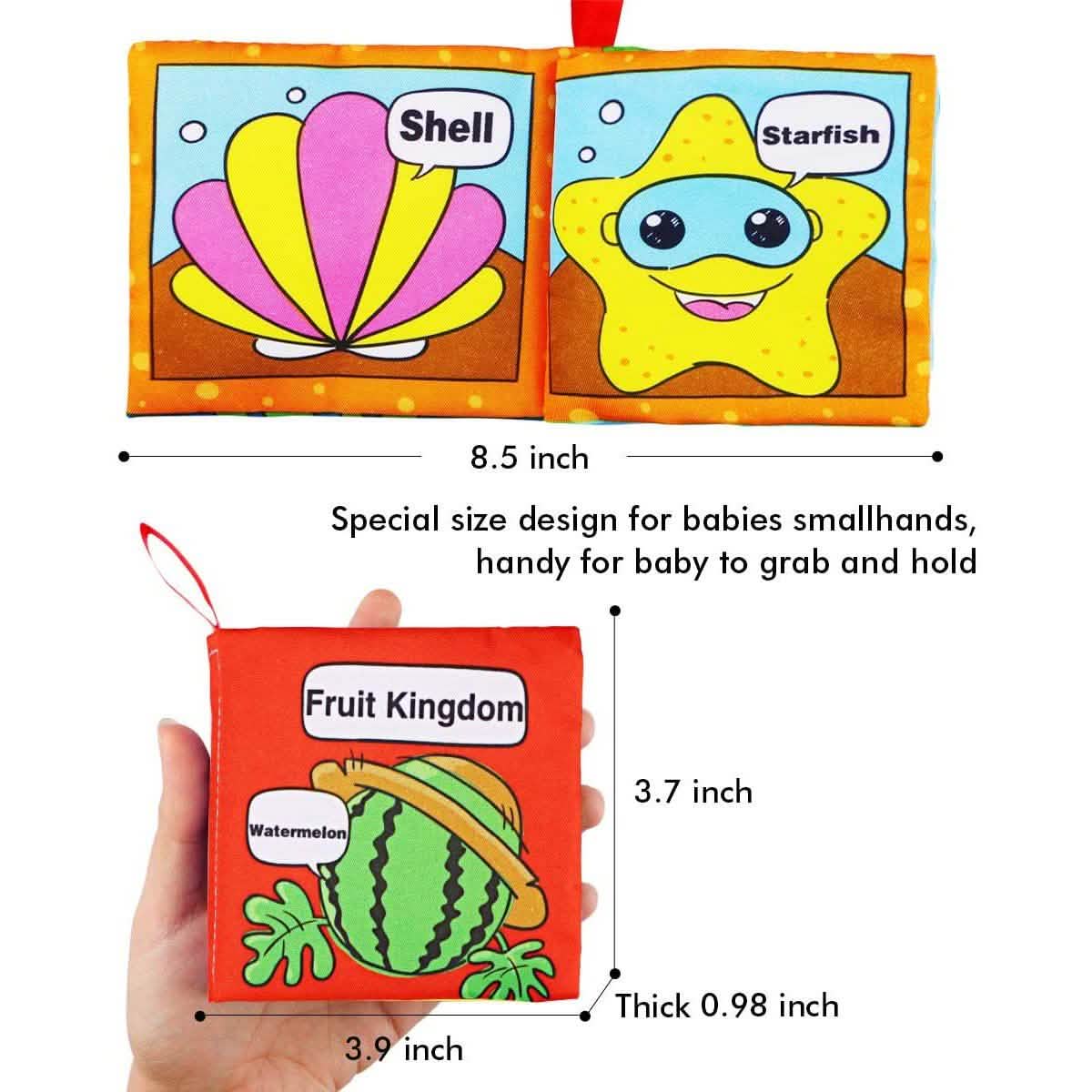 6-Pack: Magicfun Cloth Baby Books Baby - DailySale