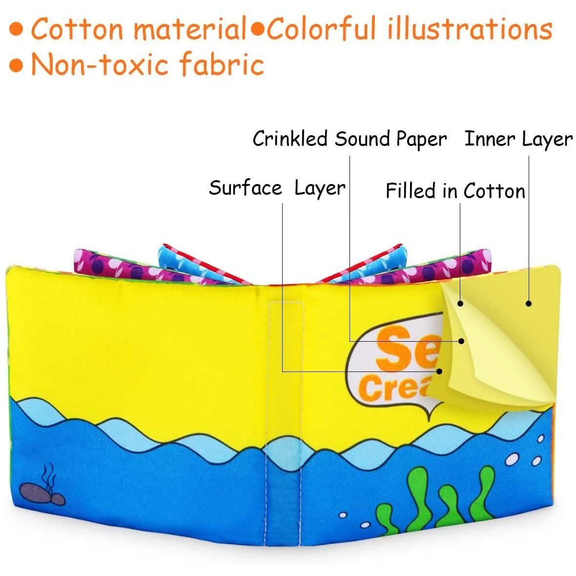 6-Pack: Magicfun Cloth Baby Books Baby - DailySale