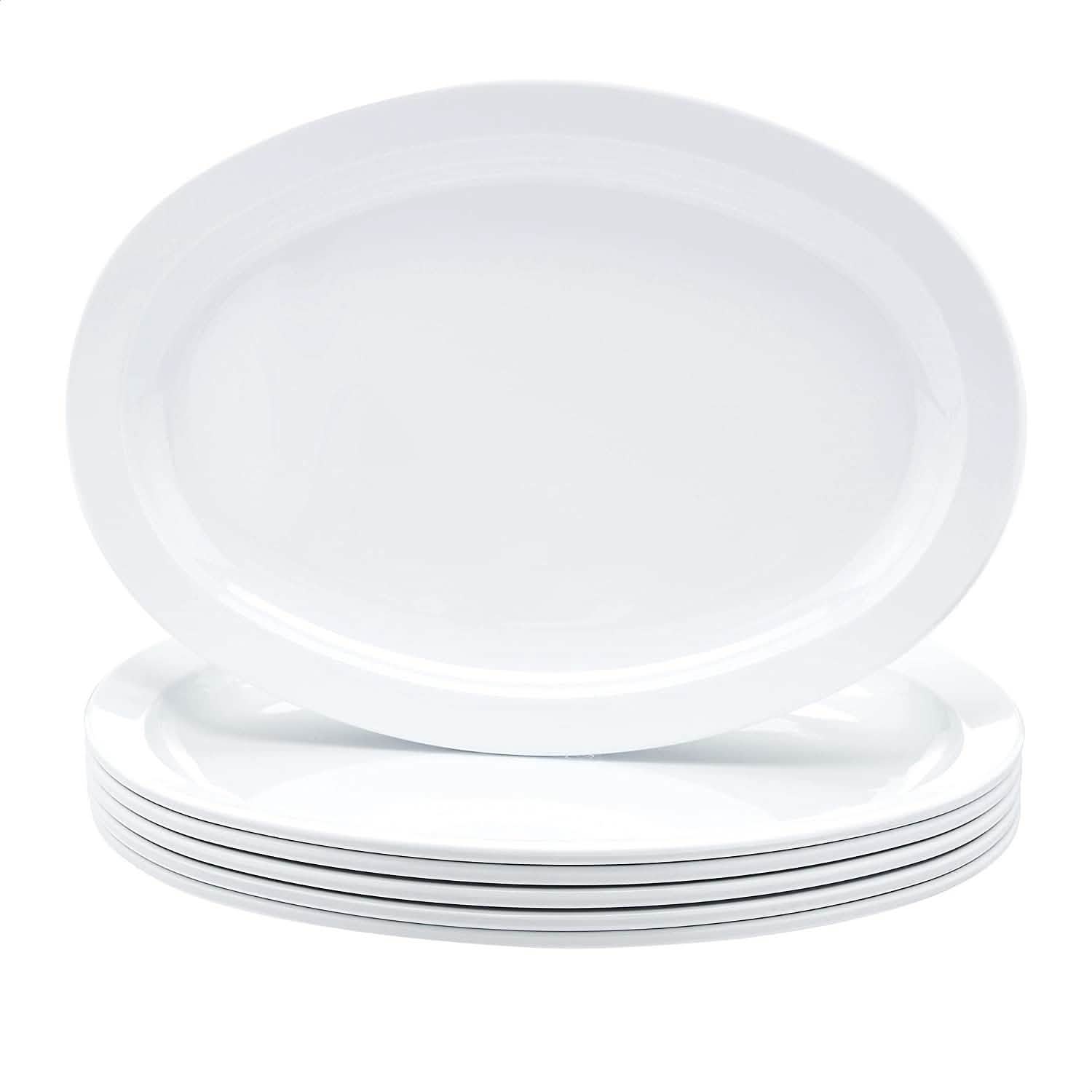 6-Pack: Melamine Servings Bowls or Plates Wine & Dining 14-inch Plate - DailySale