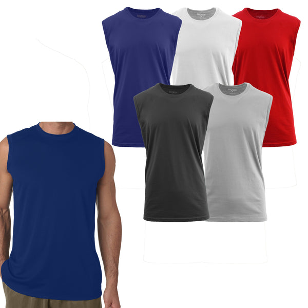 6-Pack: Men's Assorted Muscle Tank Tee Men's Clothing - DailySale