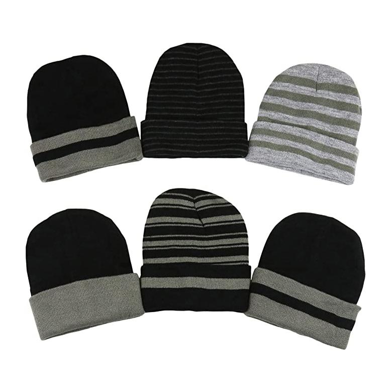 6-Pack: Men's Soft Stretchy Beanies Men's Accessories - DailySale