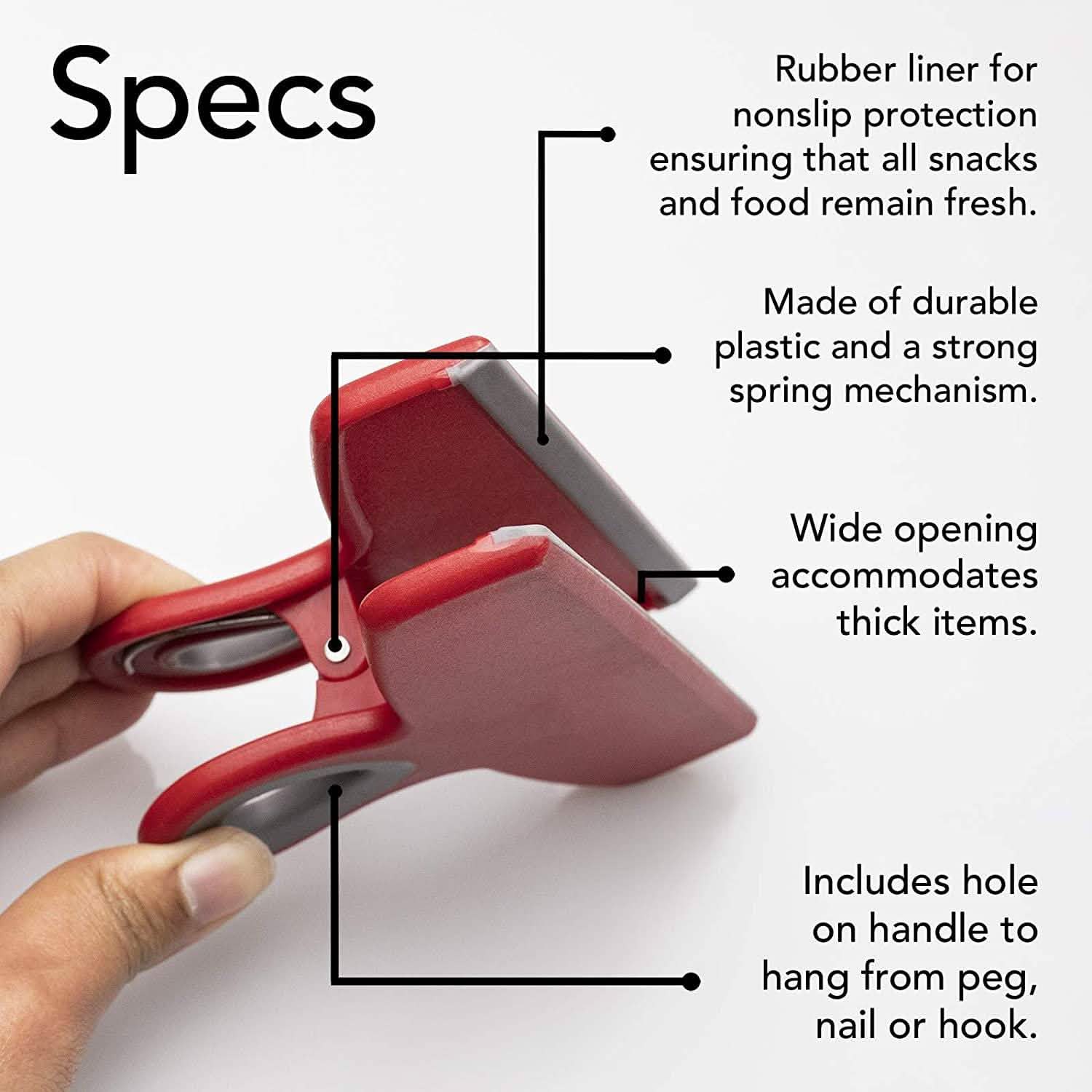 6-Pack: Multi Purpose Large Bag Clips Everything Else - DailySale