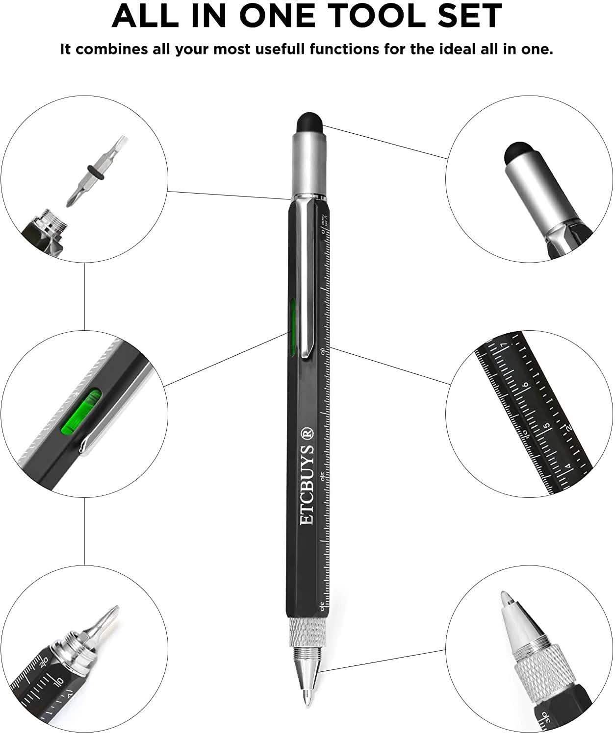 6-Pack: Multi-Tool Screwdriver Pen Pocket Phones & Accessories - DailySale
