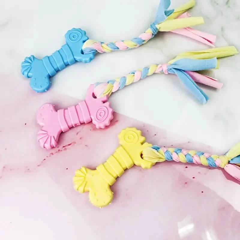 6-Pack: Puppy Teething Chew Toys with Interactive Ropes Pet Supplies - DailySale