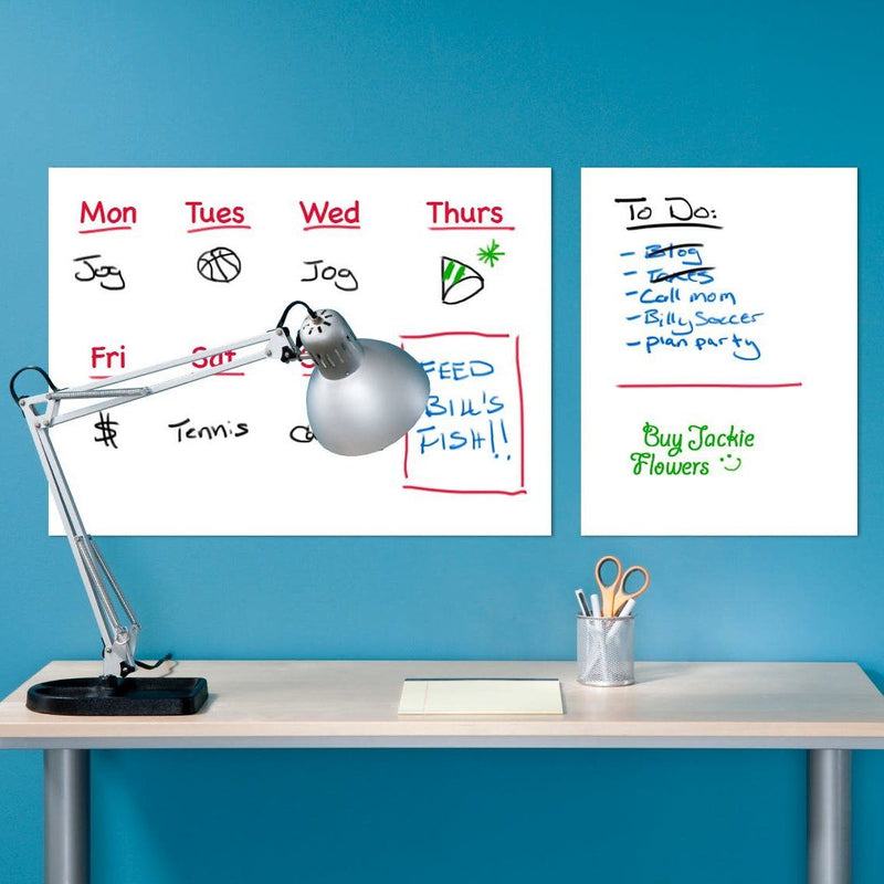 6-Pack: Removable Dry Erase Sheets with Marker Home Essentials - DailySale