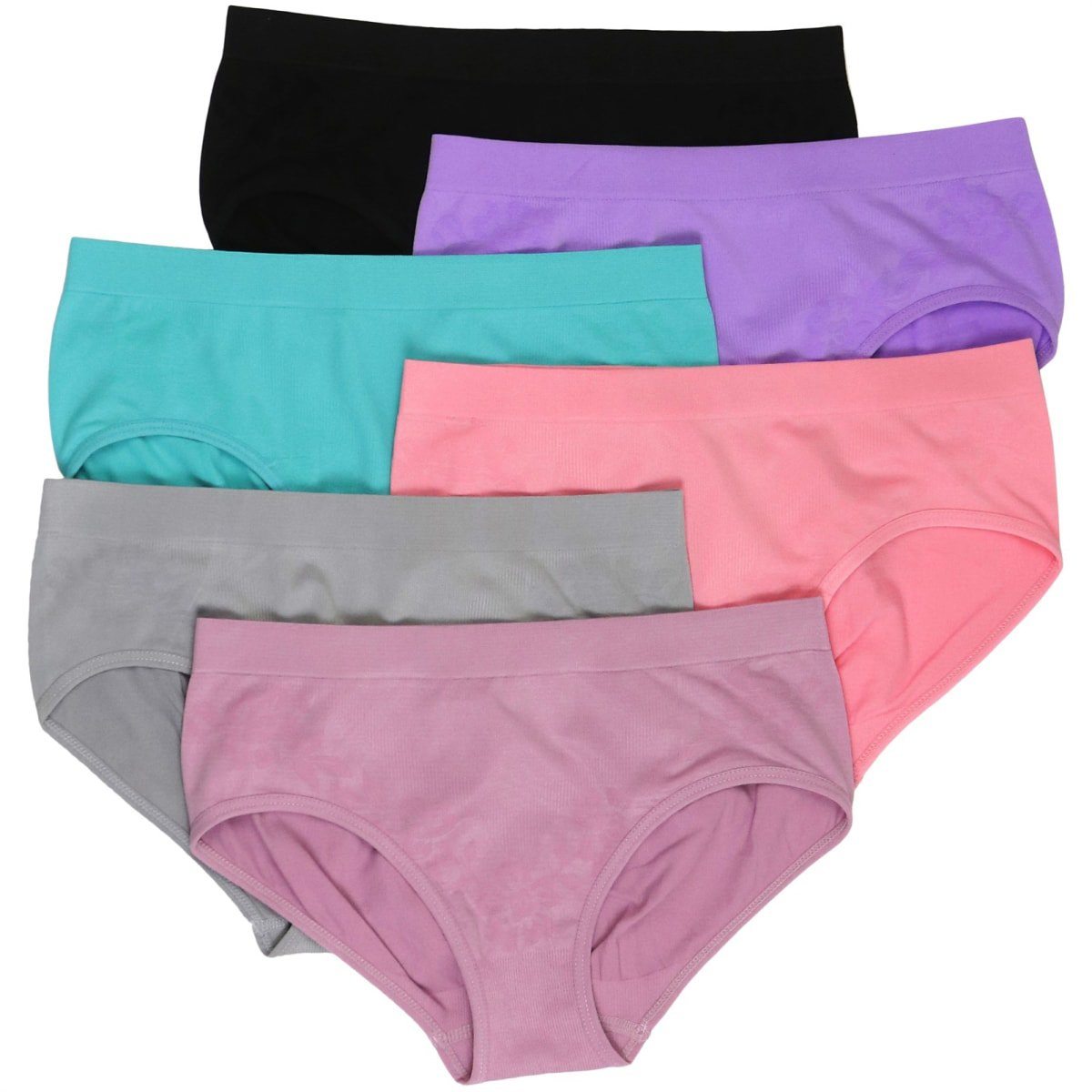 6-Pack: Mystery Women's Microfiber Boyshorts