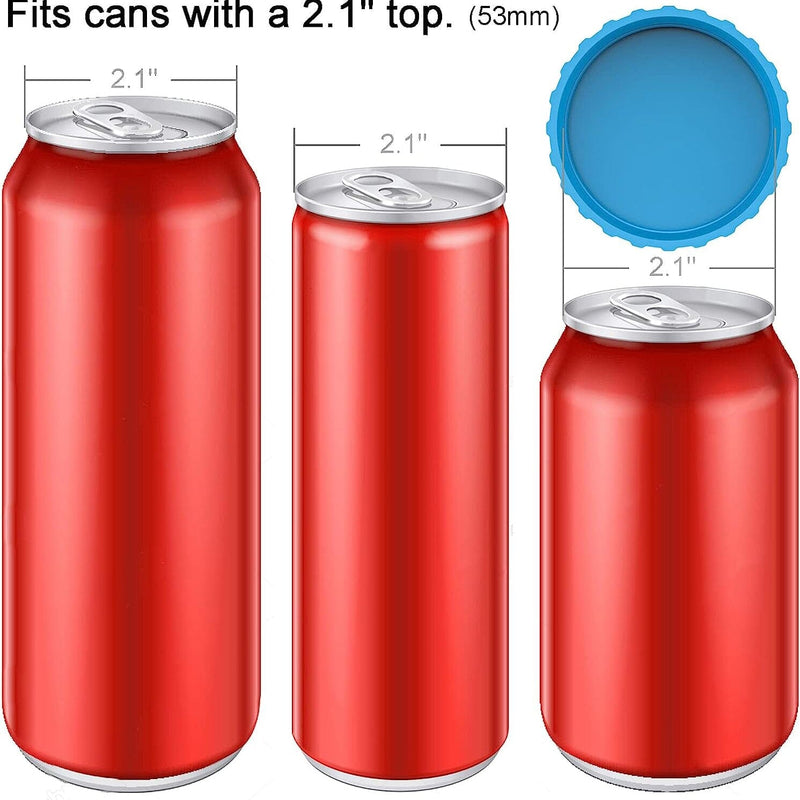 6-Pack: Silicone Can Lids Fits Standard Soda Cans Kitchen Tools & Gadgets - DailySale