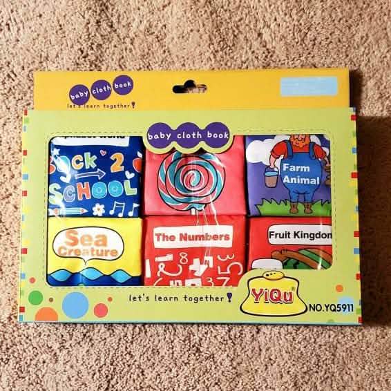 6-Pack: Smart Novelty Soft Cloth Books Baby - DailySale