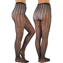 6-Pack: ToBeInStyle Women's Patterned Fishnet Pantyhose