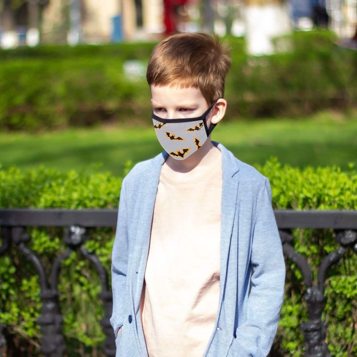 6-Pack: Two-Layer Reusable Halloween Kids Face Mask With Adjustable Earloop Face Masks & PPE - DailySale