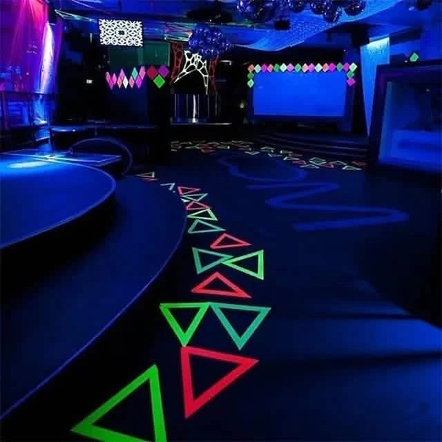 6-Pack: UV Gaffer Fluorescent Party Tape Blacklight Reactive Glow In The Dark Tape Holiday Decor & Apparel - DailySale