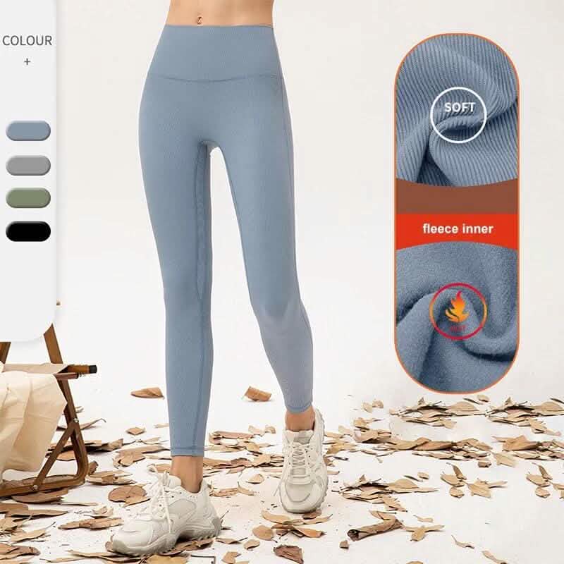 6-Pack: Women’s Extra Fleece Leggings High Waist Women's Bottoms - DailySale