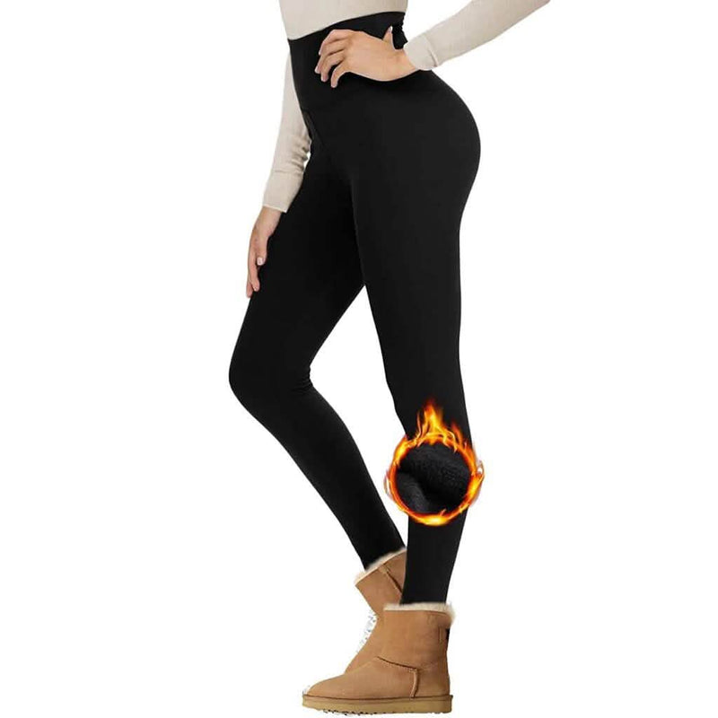 6-Pack: Women’s Extra Fleece Leggings High Waist Women's Bottoms - DailySale