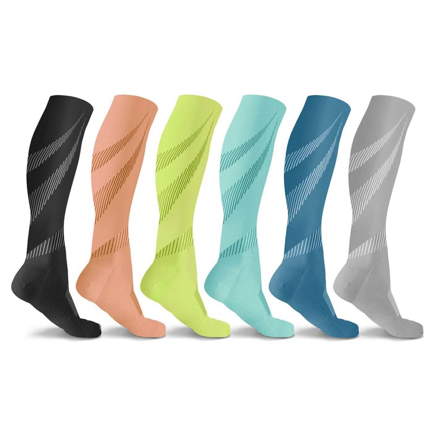 6-Pairs: DCF Elite Lightweight Compression Socks Wellness & Fitness S/M - DailySale