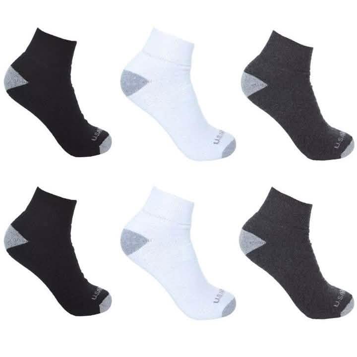 6-Pairs: U.S. ARMY Tri-Blend Socks Men's Apparel Quarter - DailySale