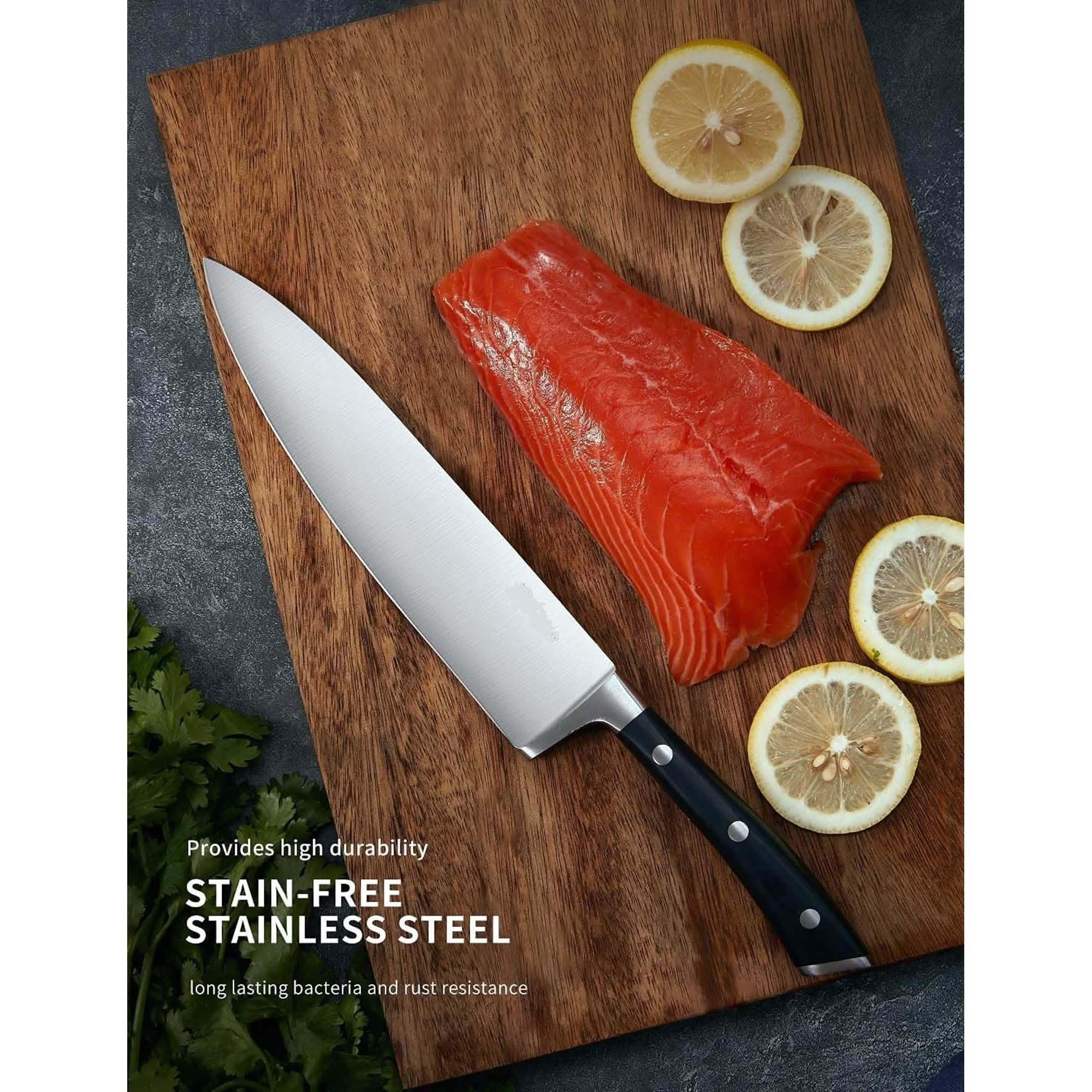 6-Piece: Aicok German Stainless Steel Kitchen Knife Set Kitchen Tools & Gadgets - DailySale