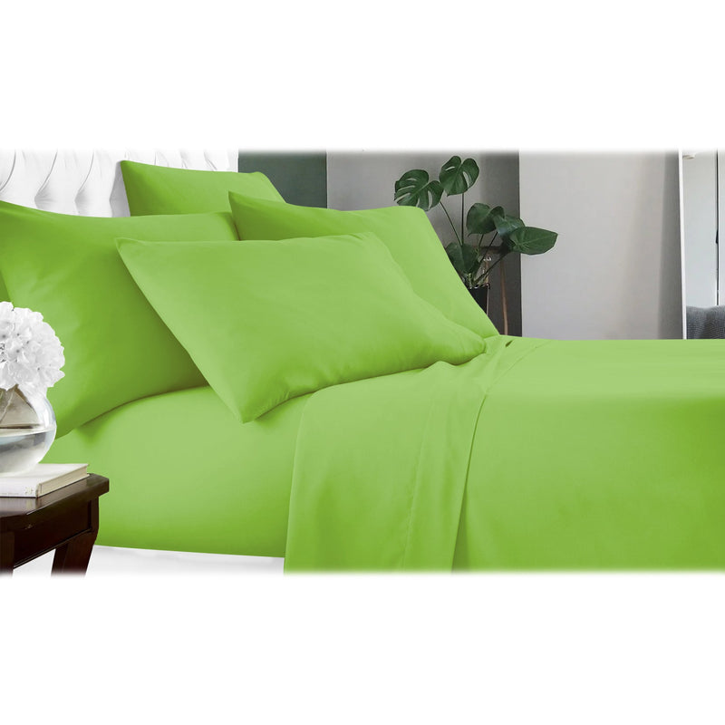 6-Piece: Luxury Home Cool Bamboo-Fiber Sheet Set Bedding Mint Full - DailySale