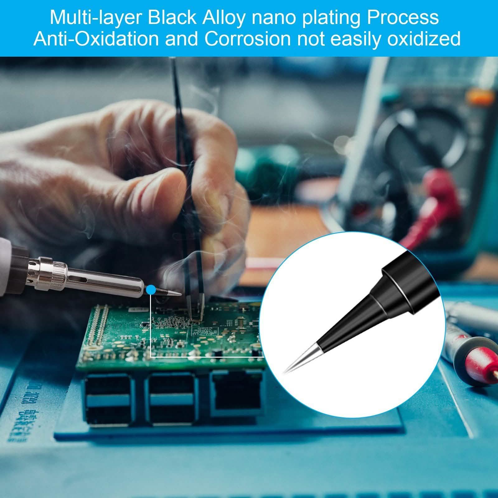 6-Piece Set: 900M-T Series Soldering Iron Tips Household Appliances - DailySale