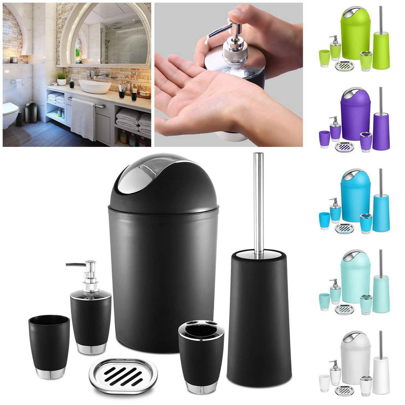 6-Piece Set: Bathroom Accessories Bath - DailySale