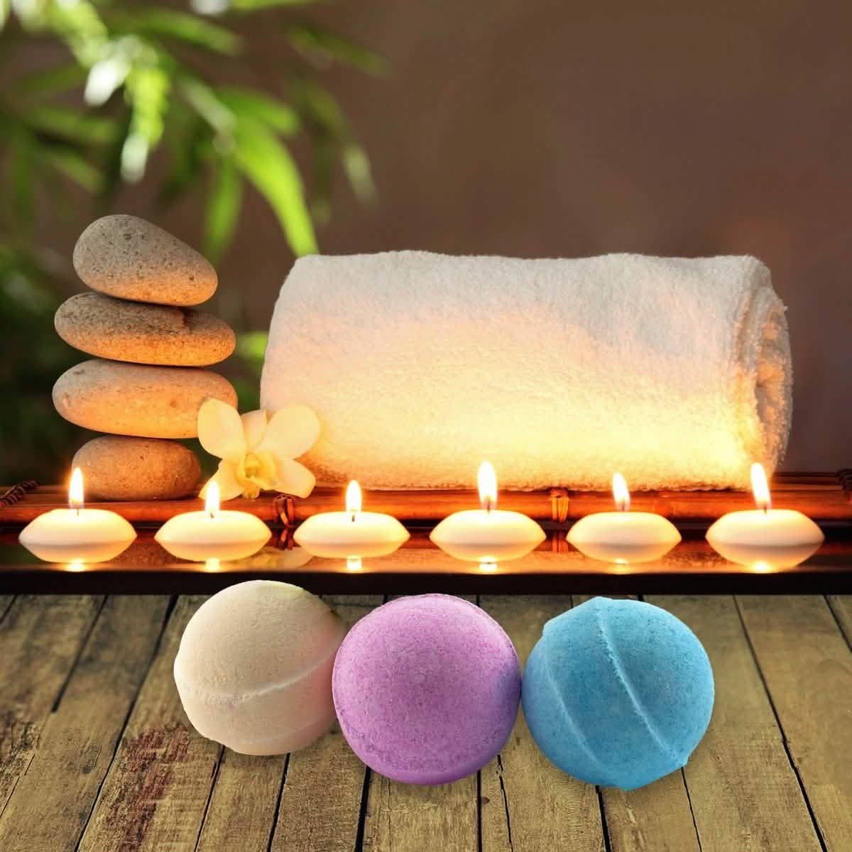 6-Piece Set: Organic Handmade Bath Bombs Beauty & Personal Care - DailySale