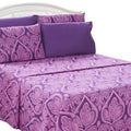 6-Piece Set: Paisley Bed Sheets - Assorted Sizes Linen & Bedding Twin Purple - DailySale