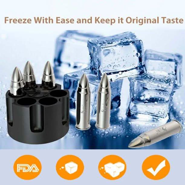 6-Piece Set: Whiskey Bullets Stainless Steel with Base Kitchen & Dining - DailySale