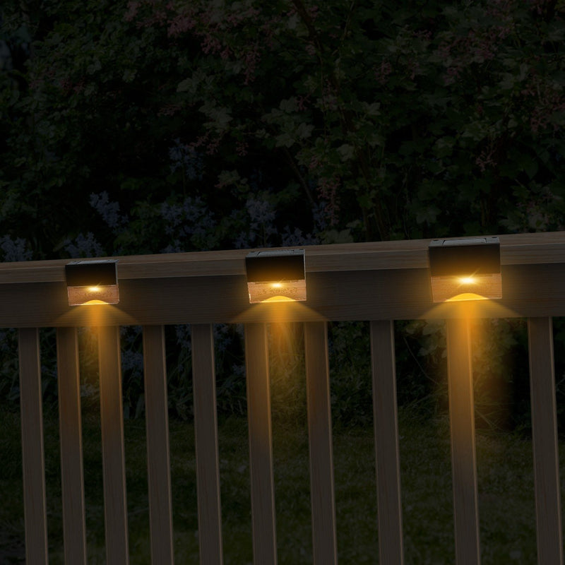 6-Piece: Solar Powered Acrylic Bubbles Decorative Deck Lights Outdoor Lighting - DailySale