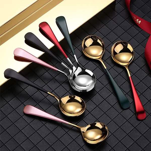 6-Piece: Stainless Steel Spoon Kitchen & Dining - DailySale
