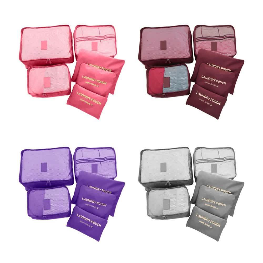 6-Piece: Travel Bag Set Bags & Travel - DailySale