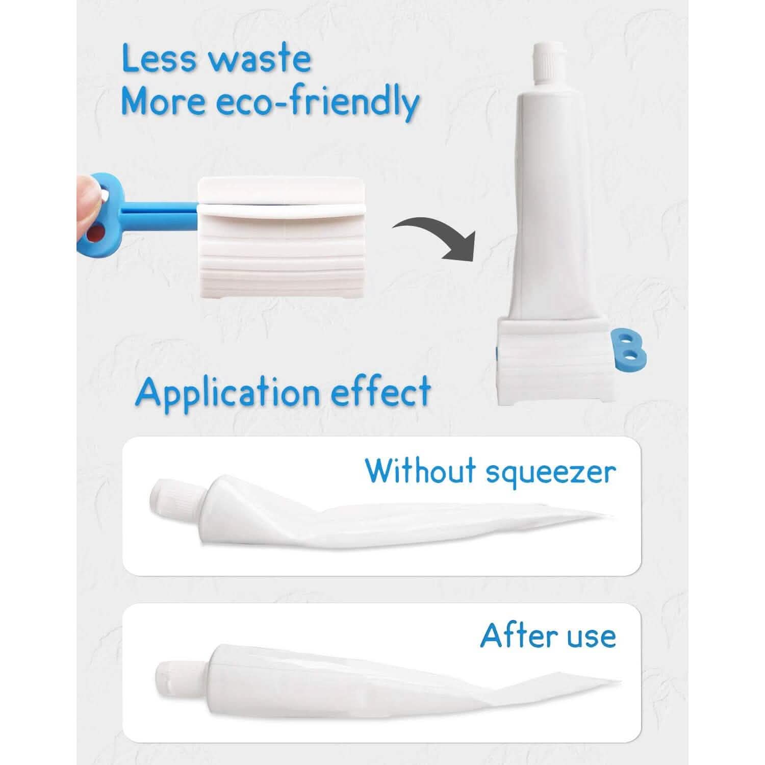 6-Pieces: Multi-Purpose Toothpaste Dispenser Bath - DailySale