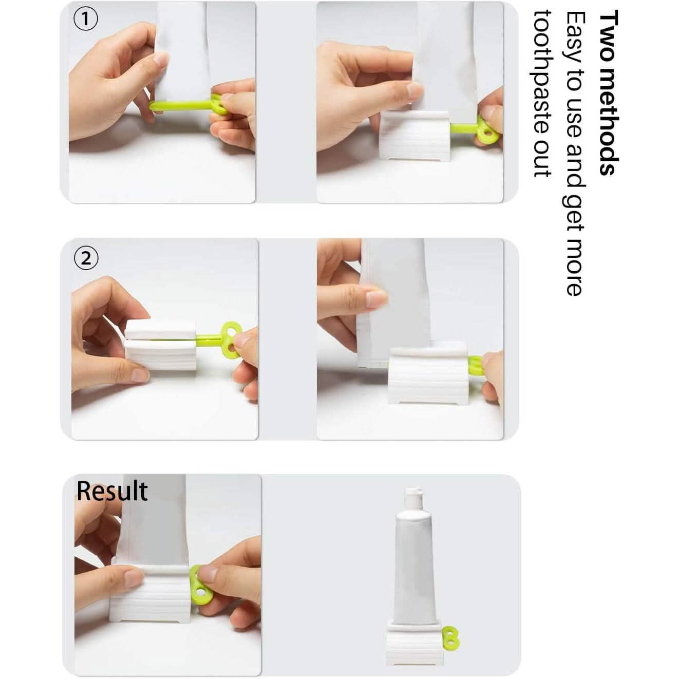 6-Pieces: Multi-Purpose Toothpaste Dispenser Bath - DailySale