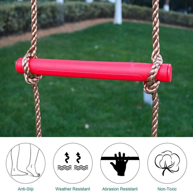 6 Rungs Swing Climbing Rope Ladder Hang for Children Playground Exercise Toys & Hobbies - DailySale