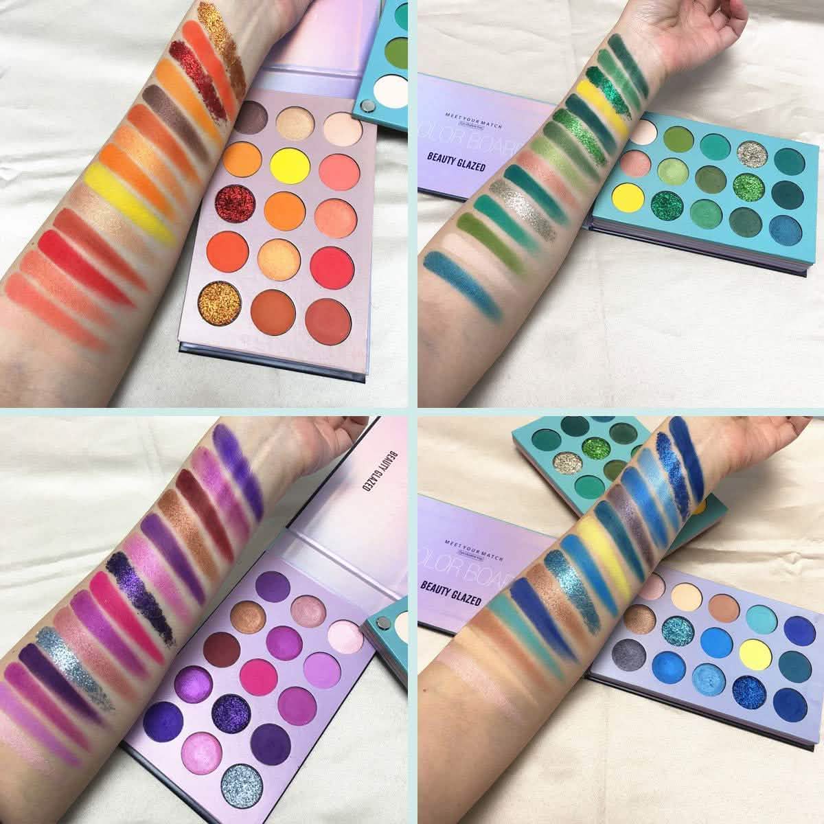 60 Colors Eyeshadow Palette 4-in-1 Color Board Makeup Palette Set Beauty & Personal Care - DailySale