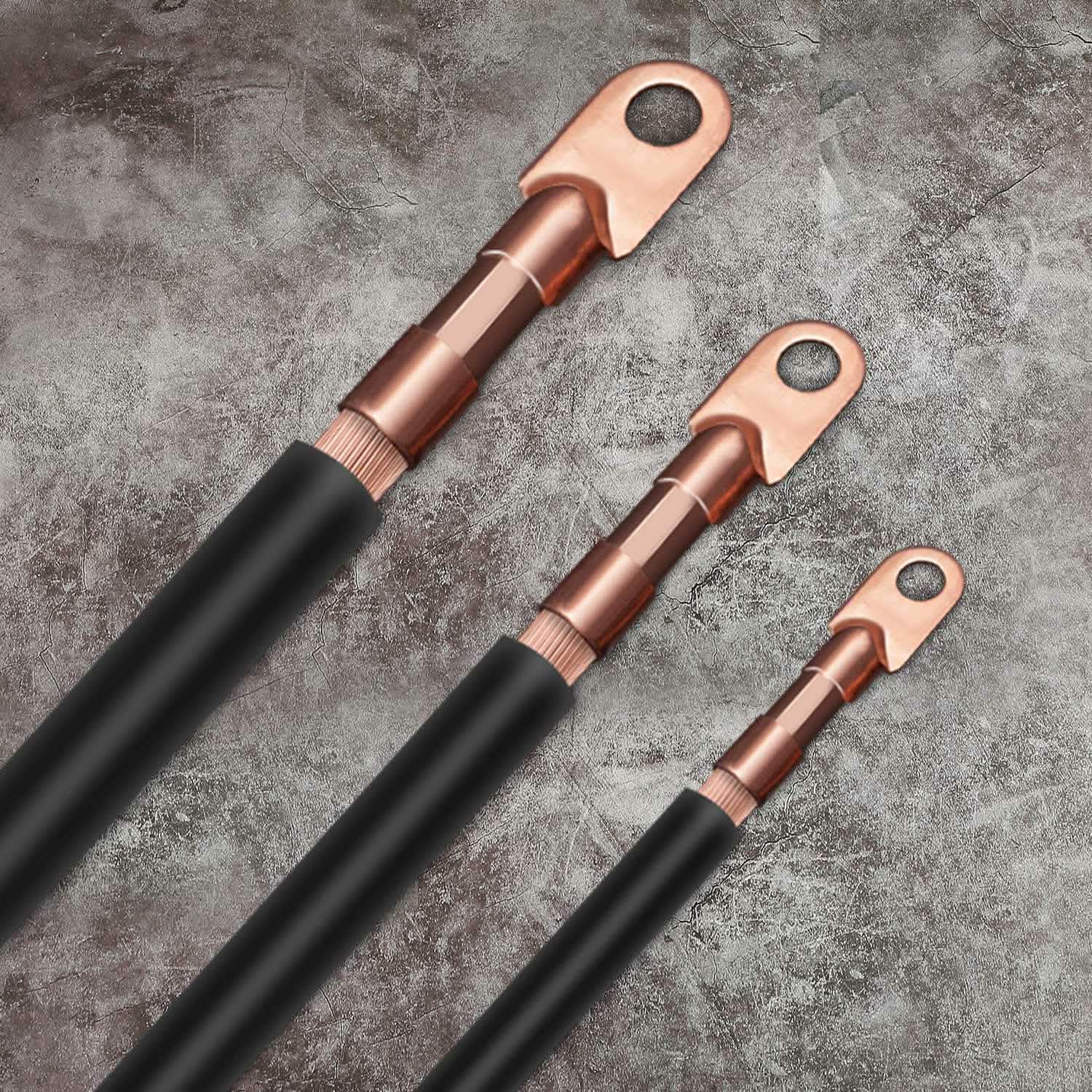 60-Piece: Battery Bare Copper Ring Lug Terminals Household Batteries & Electrical - DailySale