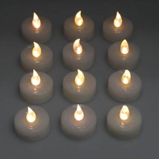 60-Piece: Warm White LED Light Wedding Party Flameless Candle Lighting & Decor - DailySale