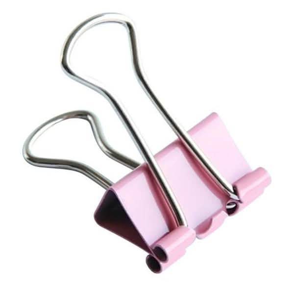 60-Pieces: 15mm Colorful Metal Paper File Ticket Binder Clips Everything Else - DailySale