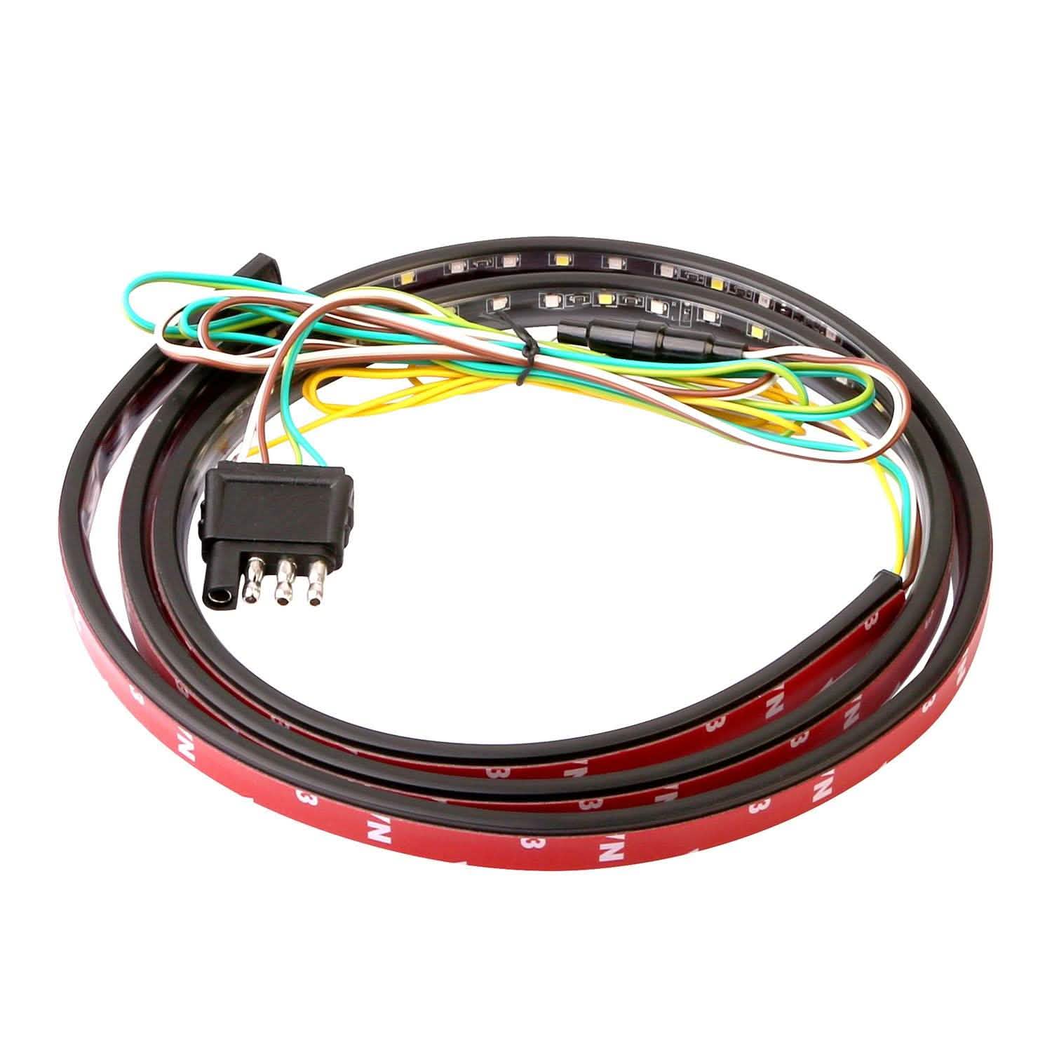 60" Truck Tailgate Brake/Reverse/Turn Signal LED Light Stip Automotive - DailySale