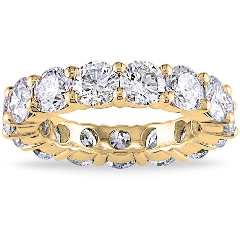 6.00 CTTW Cubic Zirconia Eternity Band - Assorted Sizes Jewelry 5 Gold - DailySale
